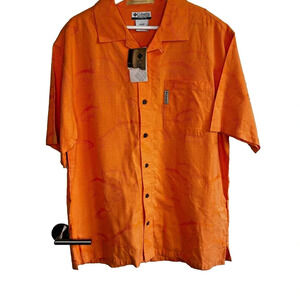 NWT: COLUMBIA Sportswear River Lodge Shirt Mens Large Cotton‎